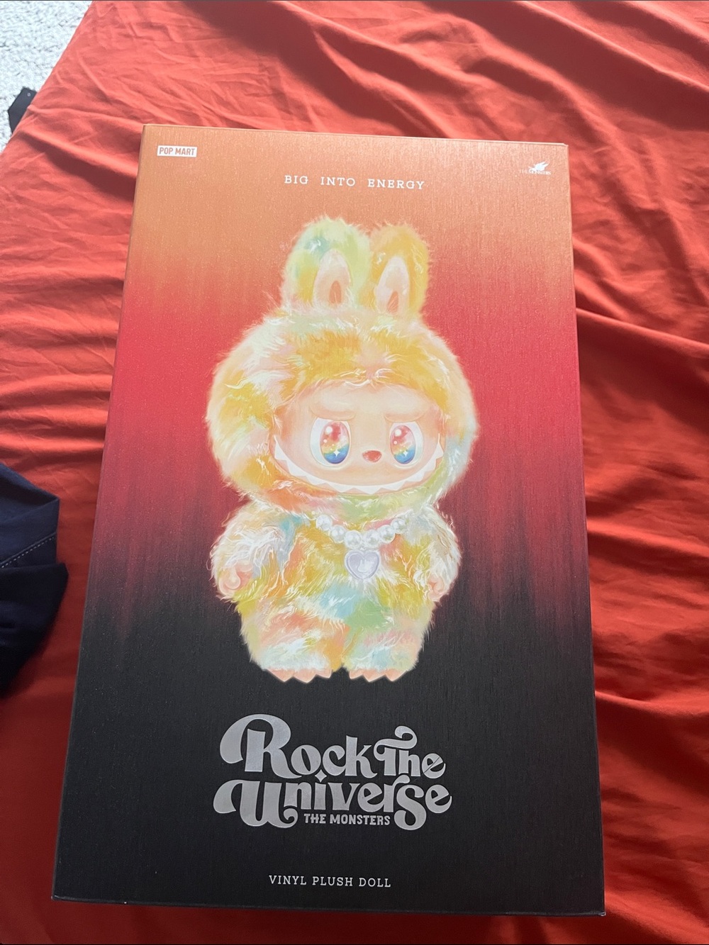 POP MART Rock The Universe Vinyl Plush Doll - Gradient Red/Orange